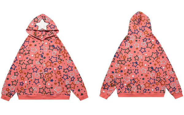 Star Zip Up Hoodie