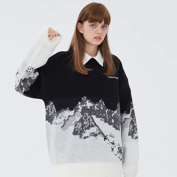 Streetwear knit sweater