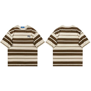 Striped T Shirt Streetwear