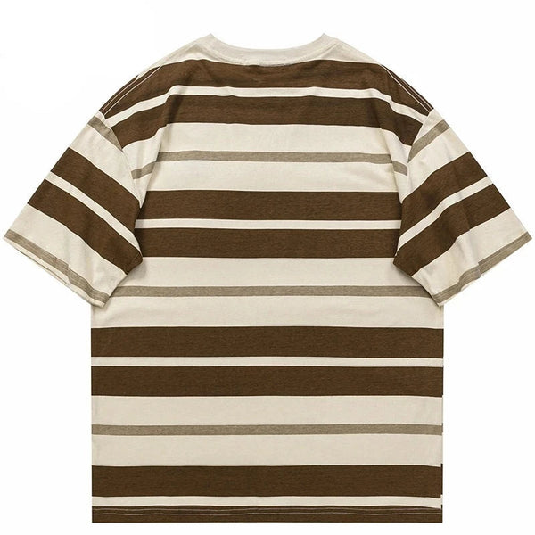 Striped T Shirt Streetwear